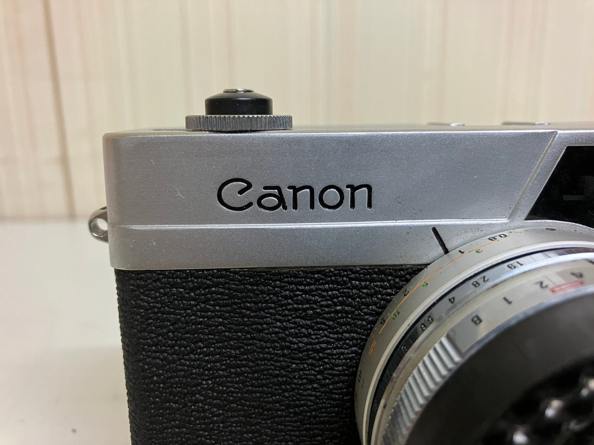 O-0029 【希少】昭和レトロ Canon キャノン 一眼レフフィルムカメラ 昭和40年代