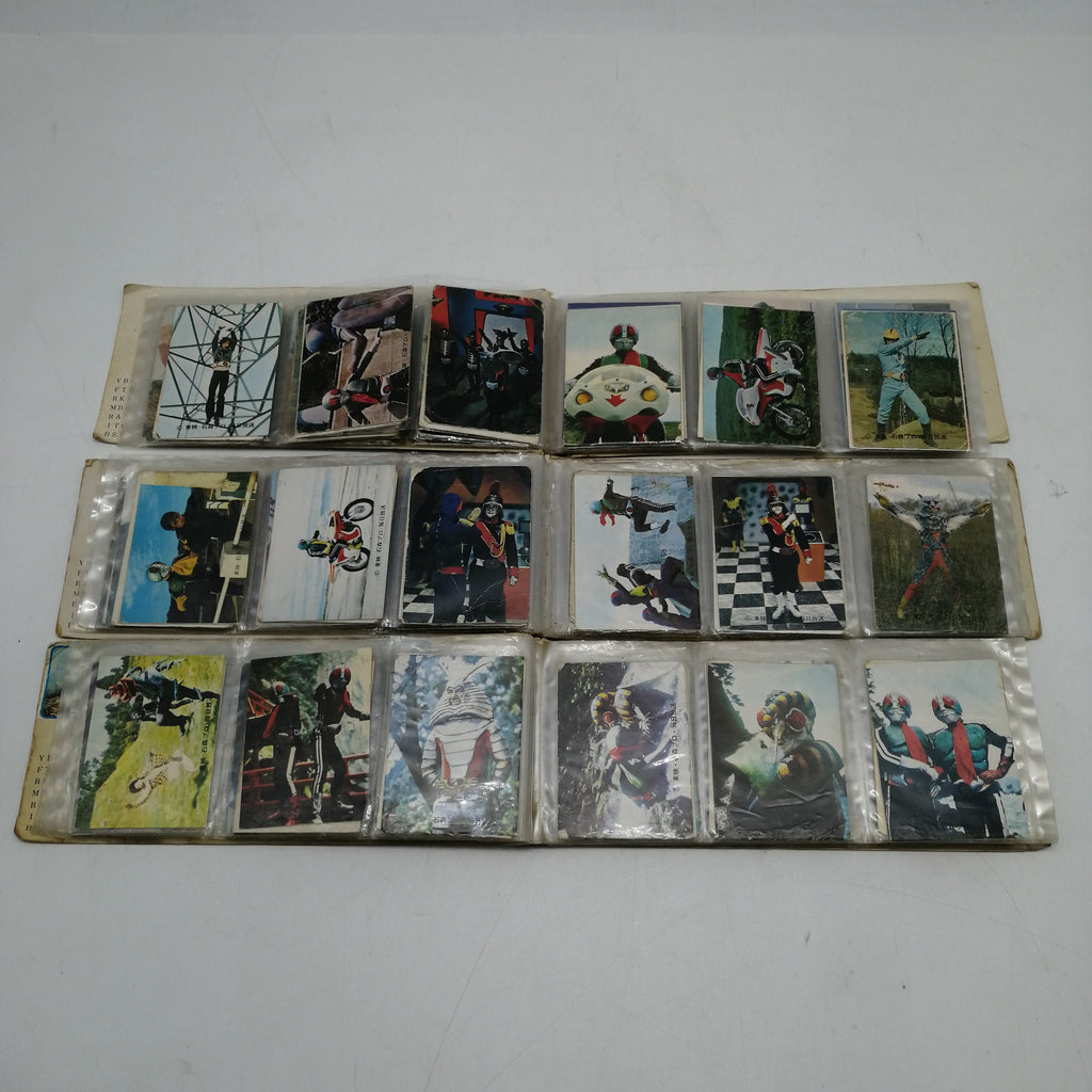 旧カルビー 仮面ライダー カード 216枚 + アルバム3冊 特撮 昭和レトロ 